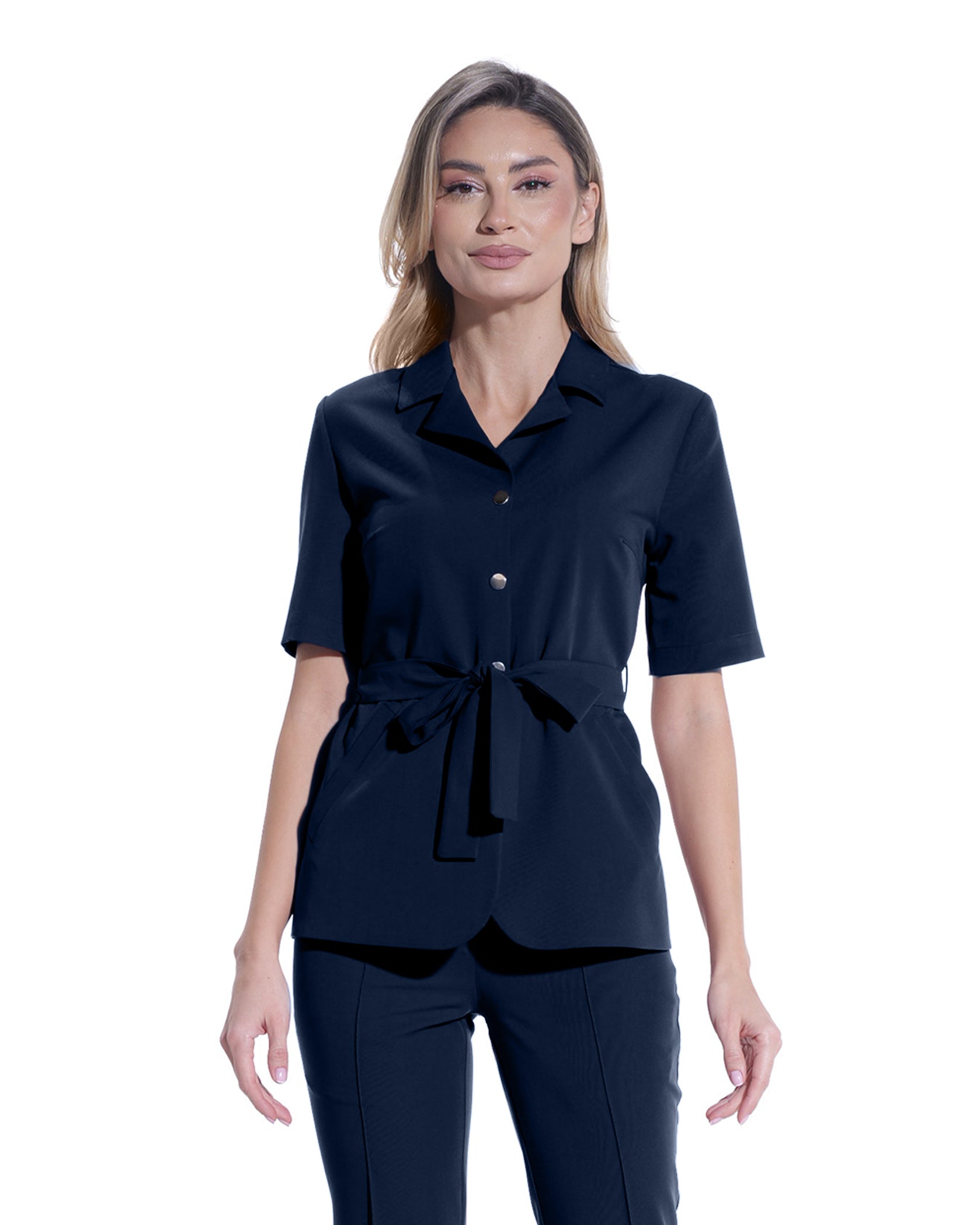 VENUS navy medical blouse - Image 3