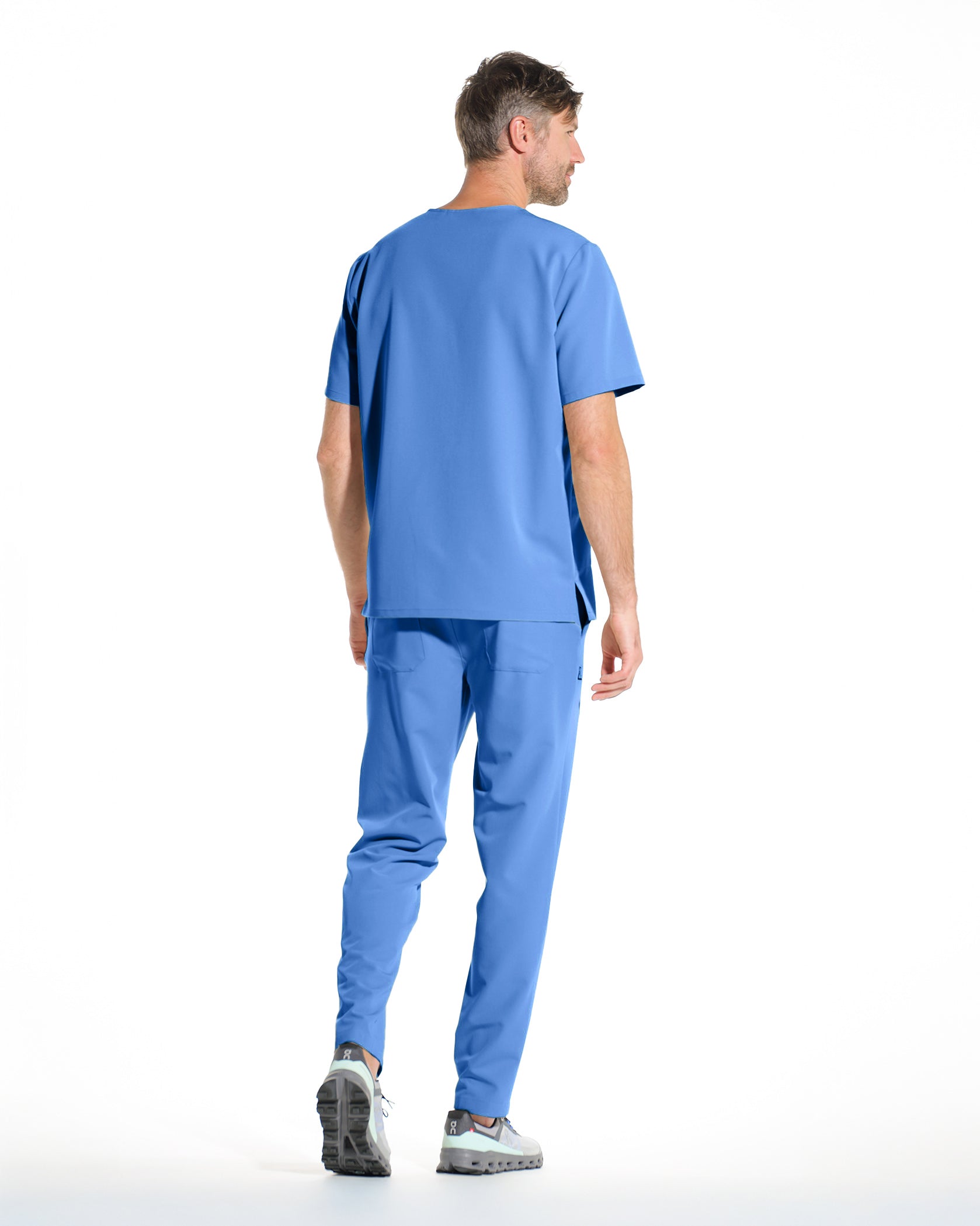 NORM pantaloni medicali barbati ciel - Image 4