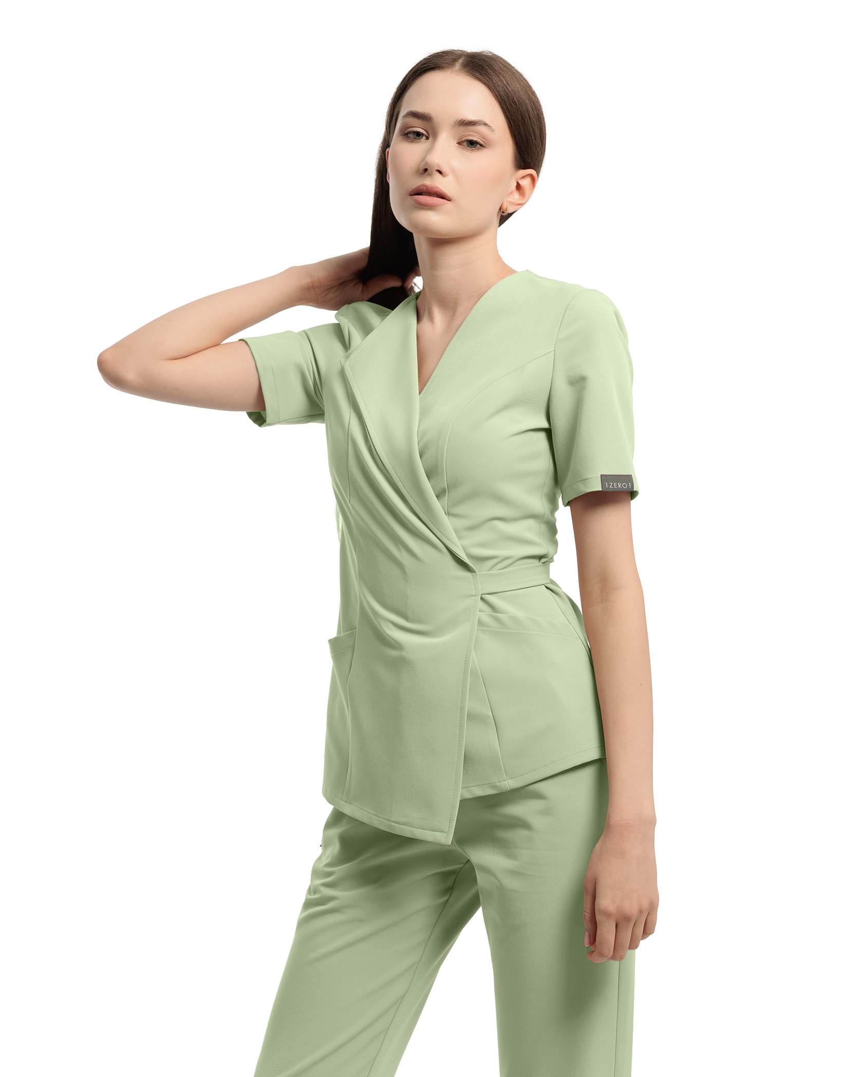 SIENA Matcha Scrub Top - Image 3
