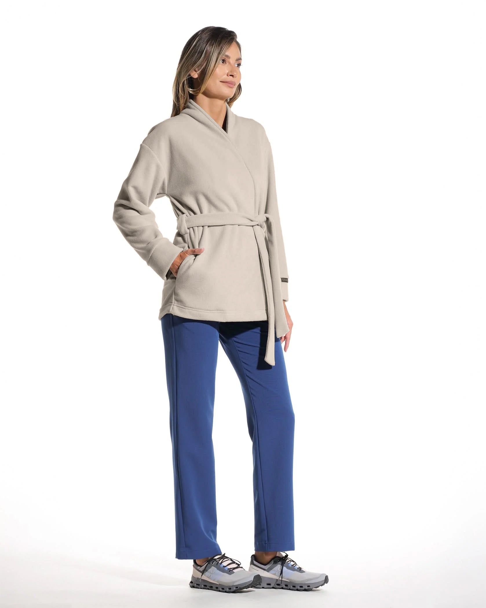 Halat medical dama COZY grej - Image 4