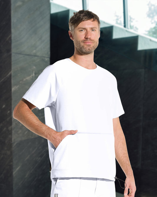 EVER White Scrub Top
