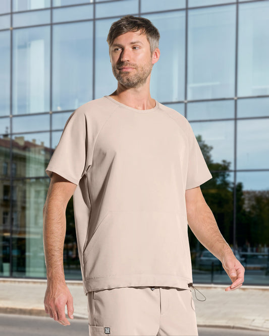 EVER Latte Scrub Top