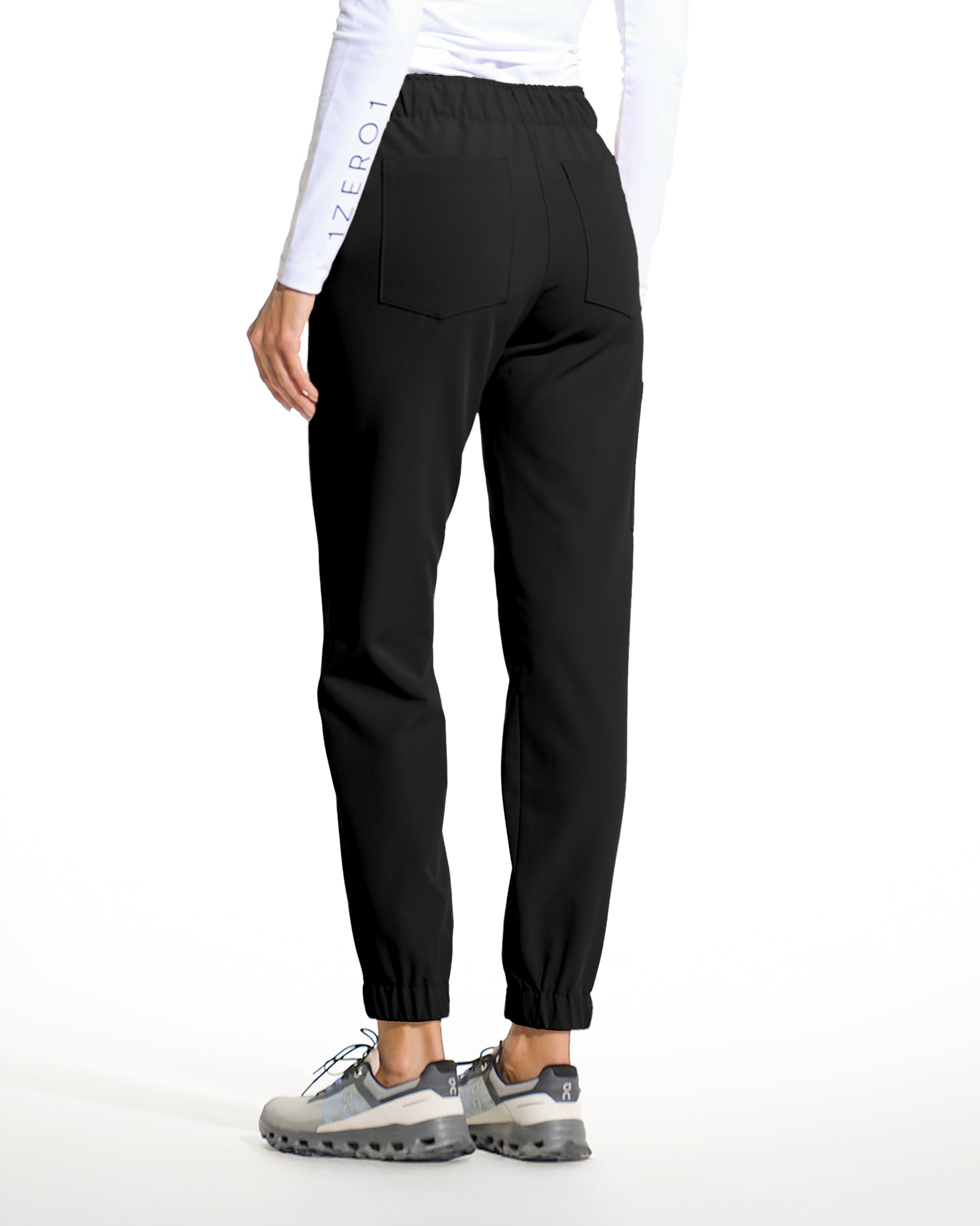 Costum medical ACTIVE Negru - Image 6