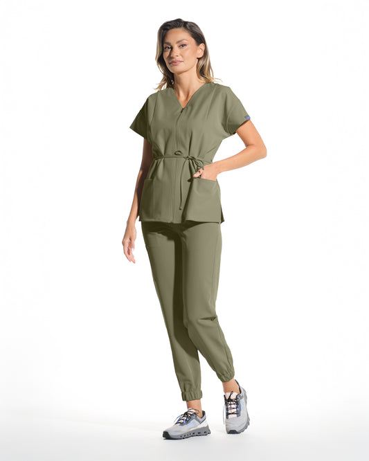 FLEX Olive Scrub Pants