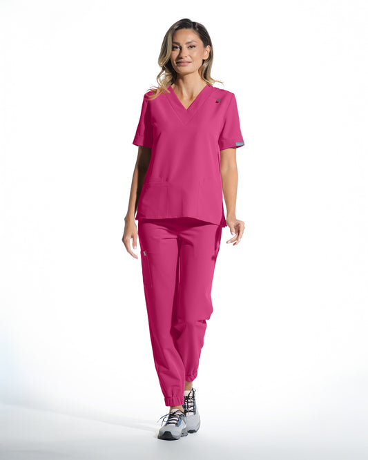 Pantaloni medicali FLEX magenta