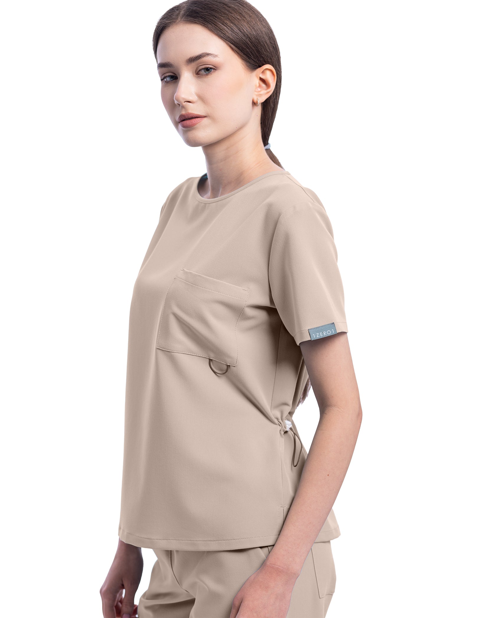 Costum medical ACTIVE Latte - Close up details