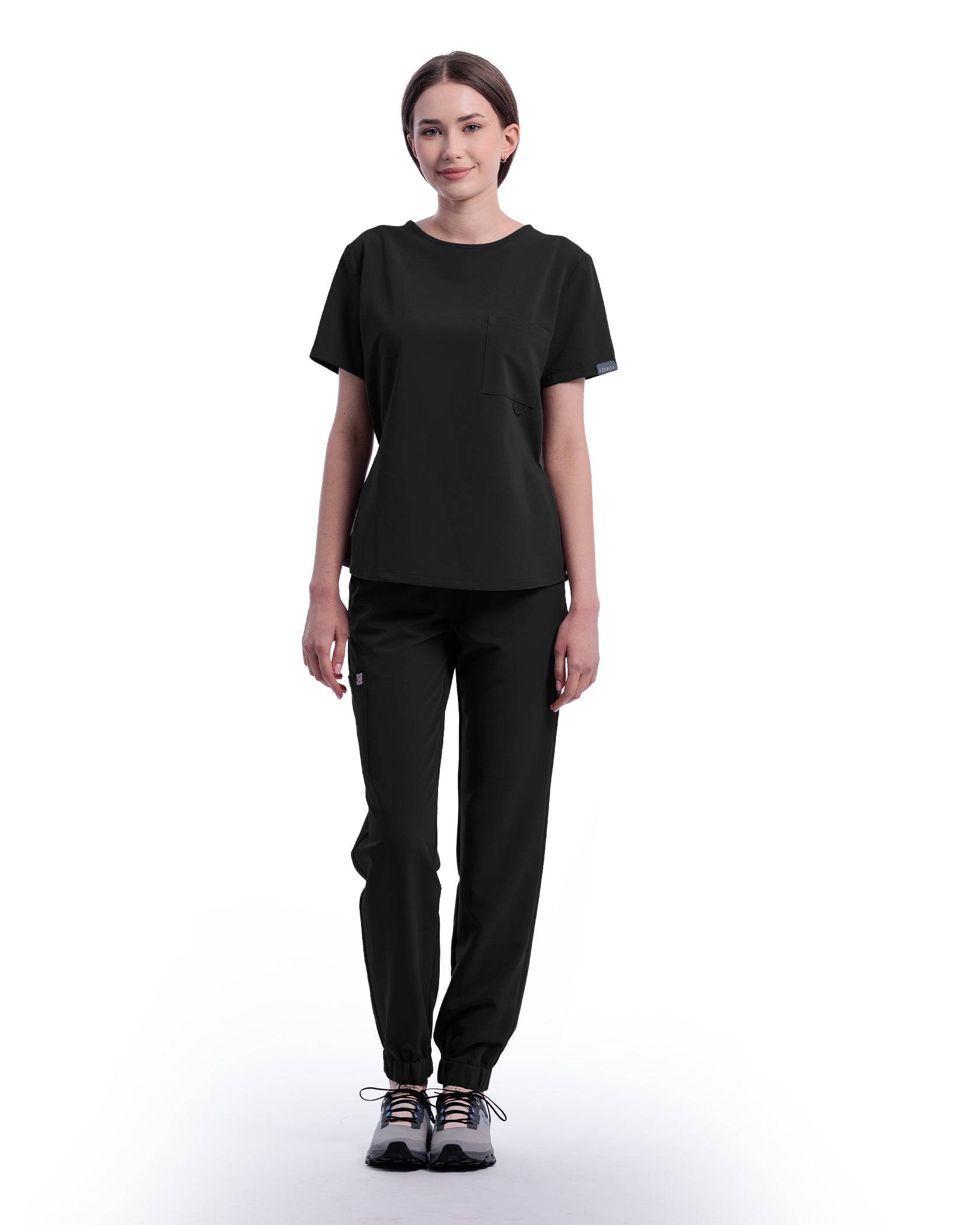 Costum medical ACTIVE Negru - Image 5