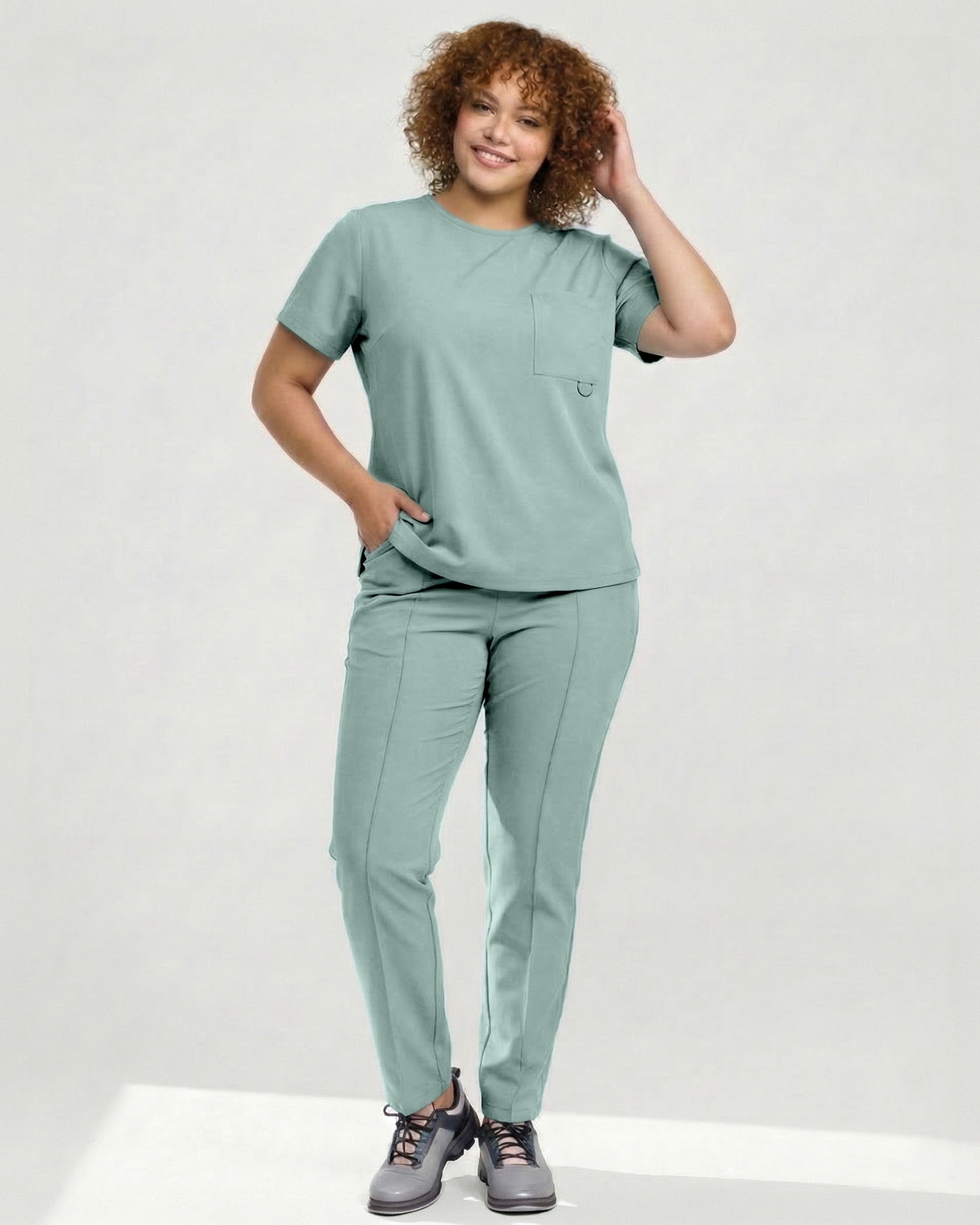 Bluza medicala FLOW jad - Imagine 5