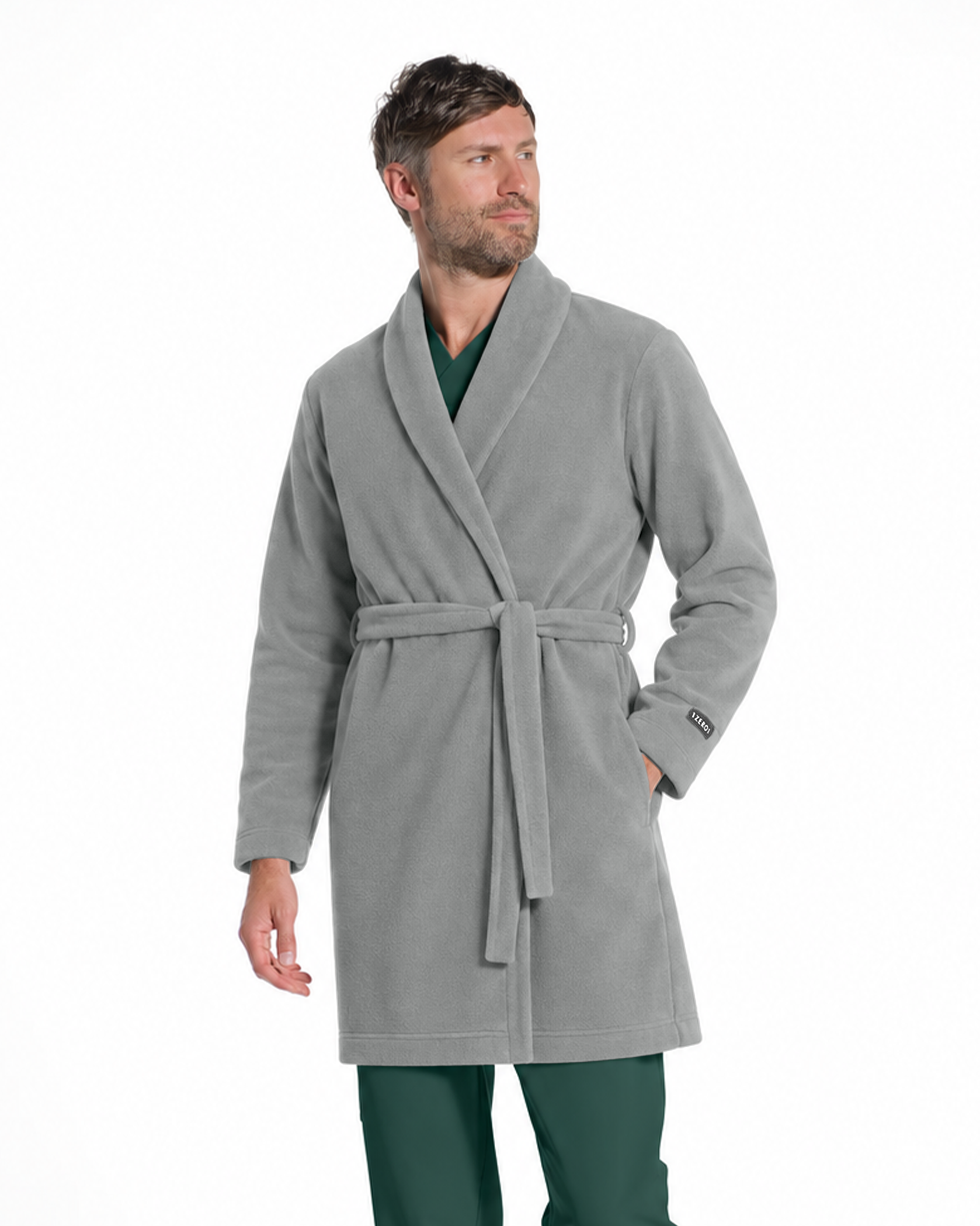 Halat medical barbati NORD gri - Image 3