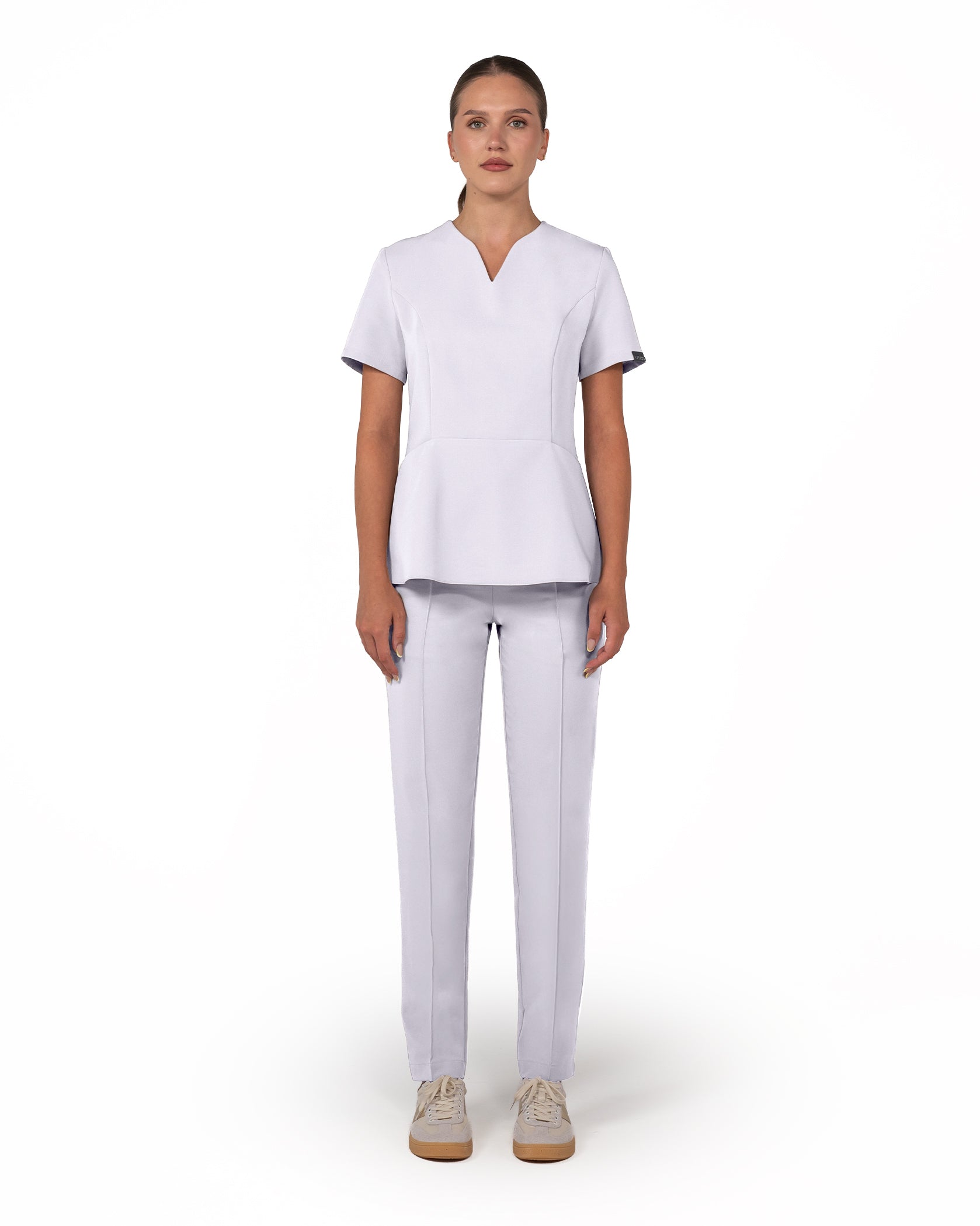 OPAL White Scrub Top - Image 4