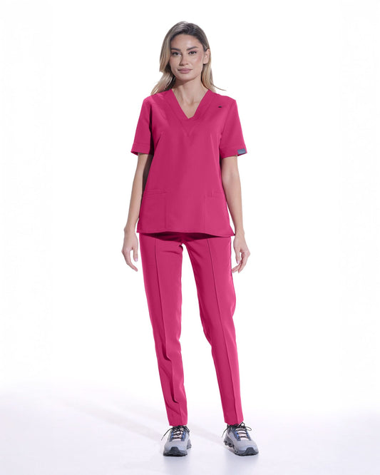 Costum medical CLASIC Magenta