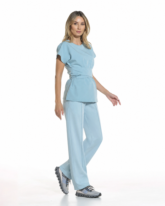 PALAZZO blue medical trousers