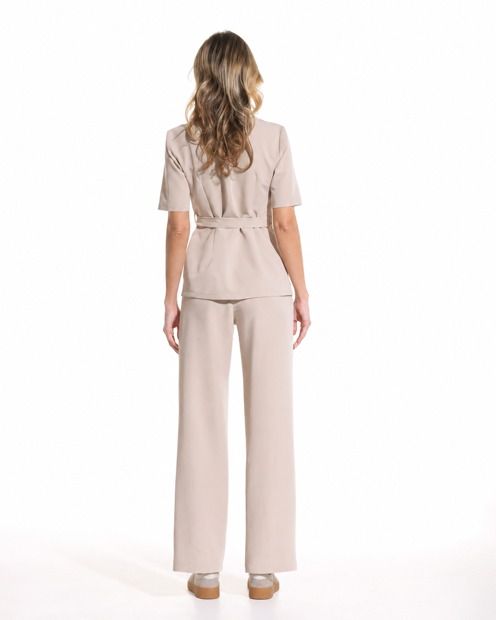 PALAZZO latte medical trousers - Image 4