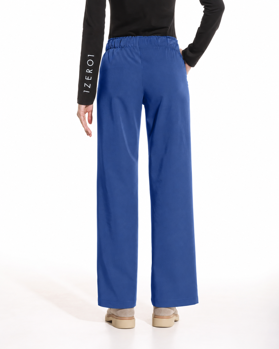 PALAZZO royal blue medical trousers - Image 4