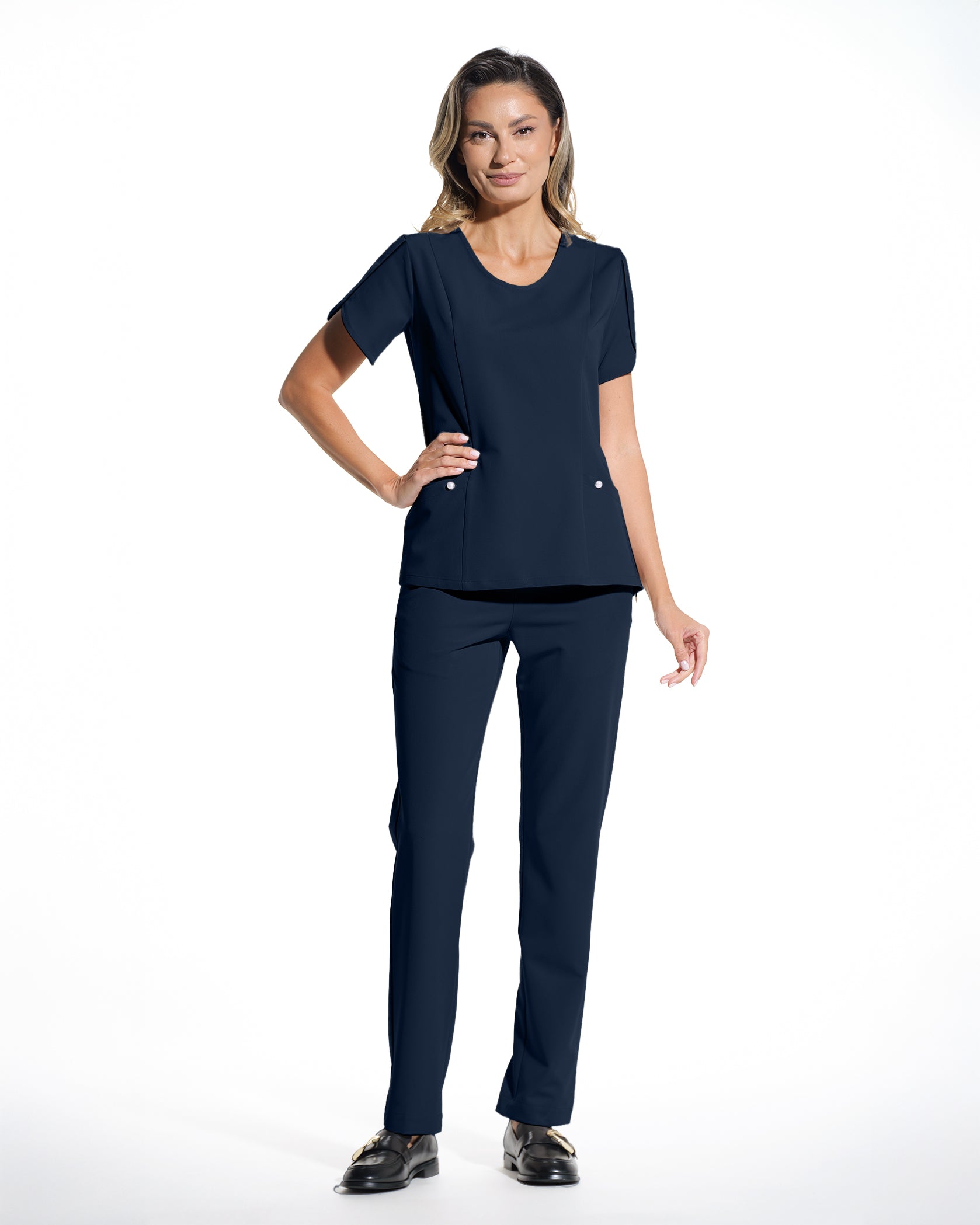 PETALI navy medical top - Image 6