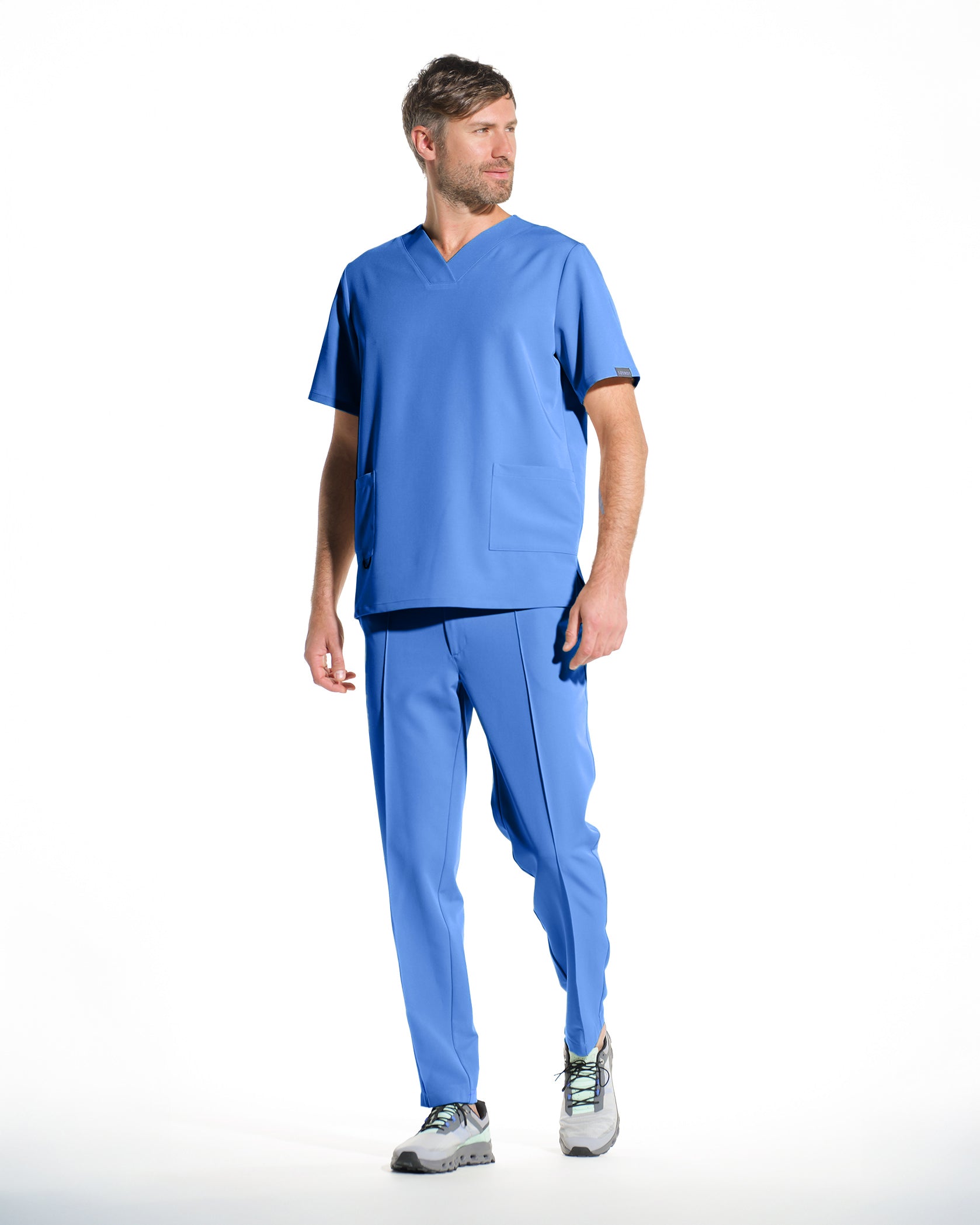 NORM pantaloni medicali barbati ciel - Image 3
