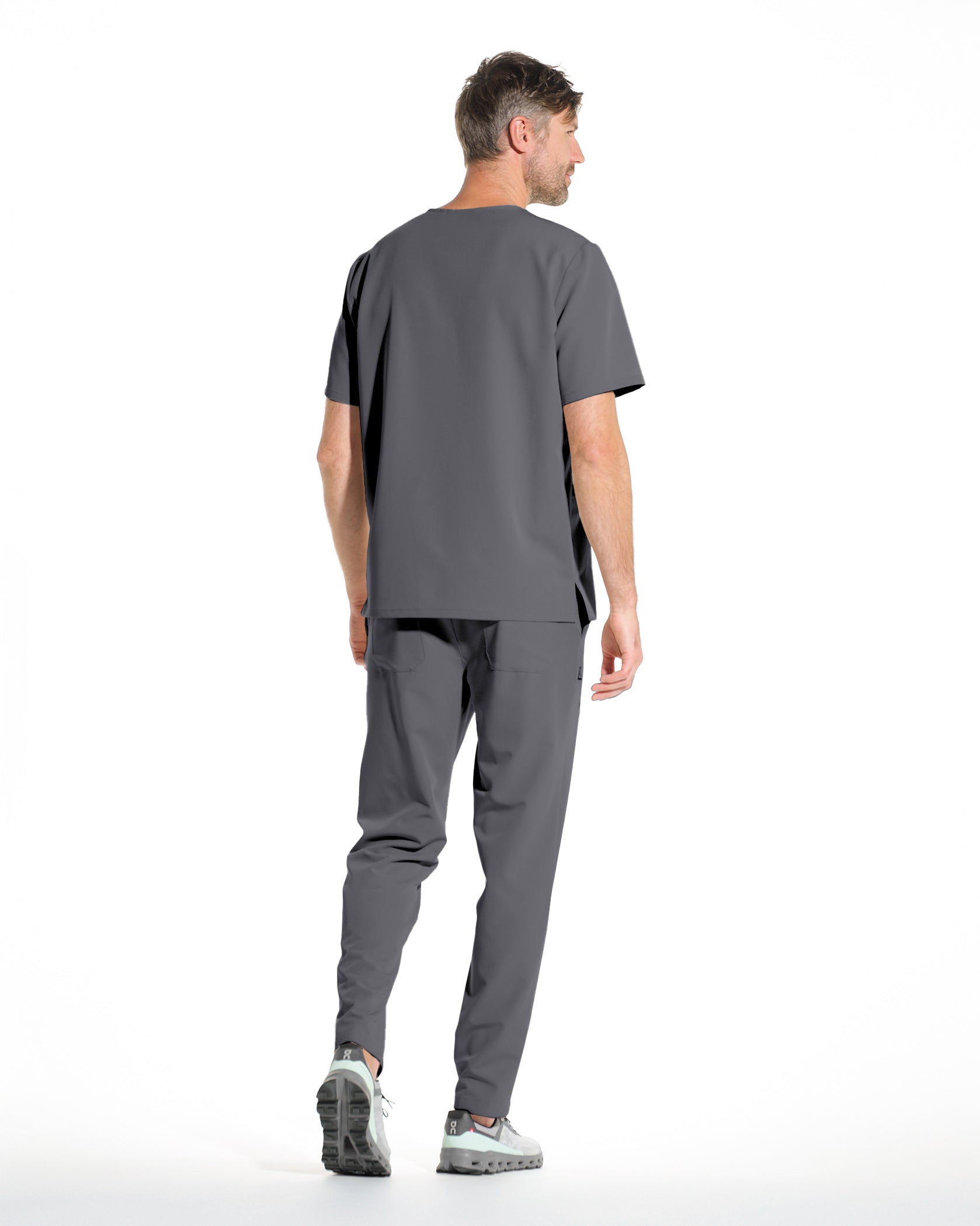 NORM pantaloni medicali barbati grafit - Image 4