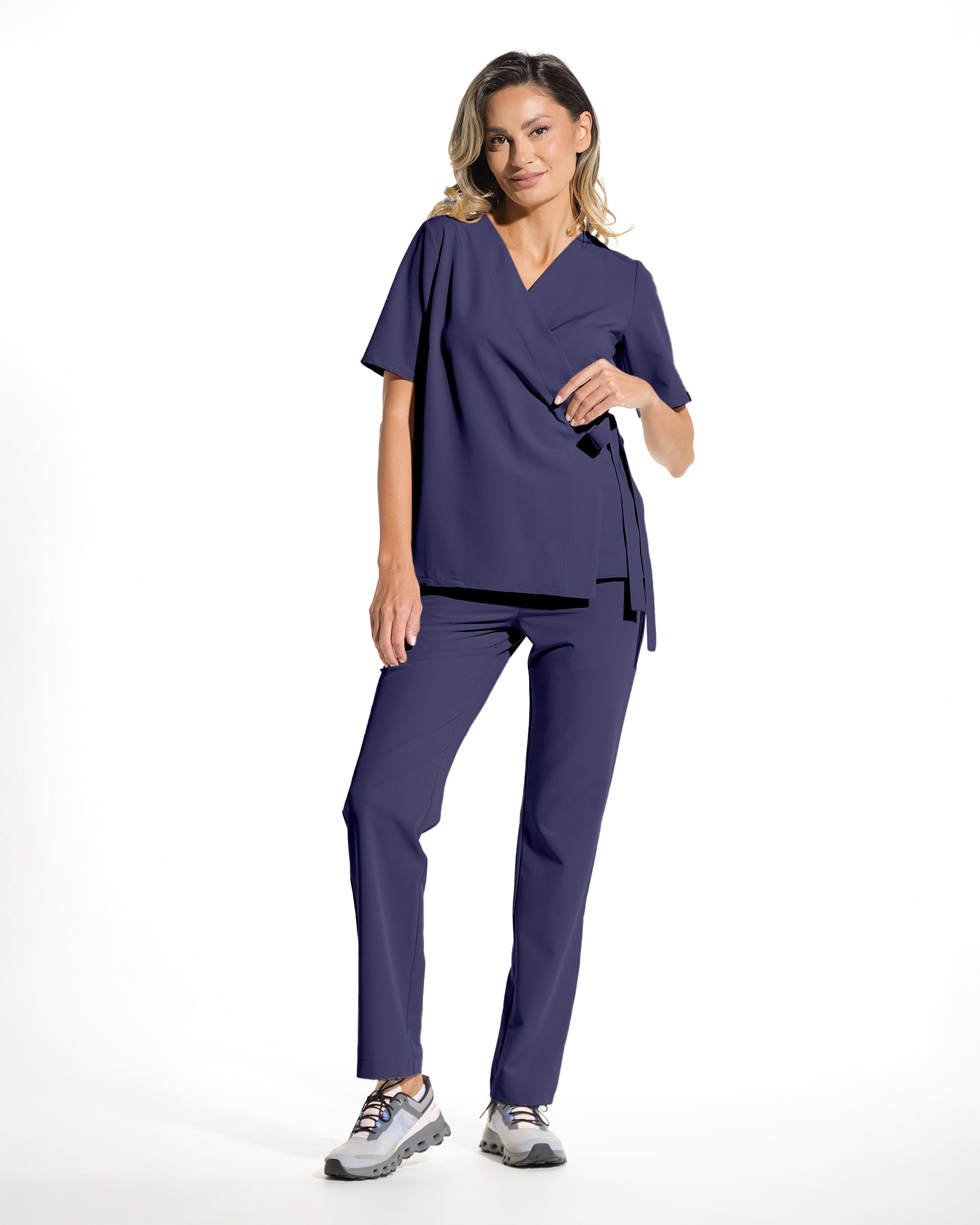 ANAIS Navy Scrub Top - Image 5
