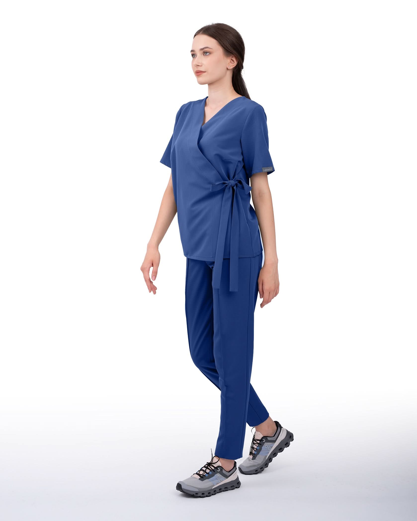 Bluza medicala ANAIS royal blue - 1zero1.ro