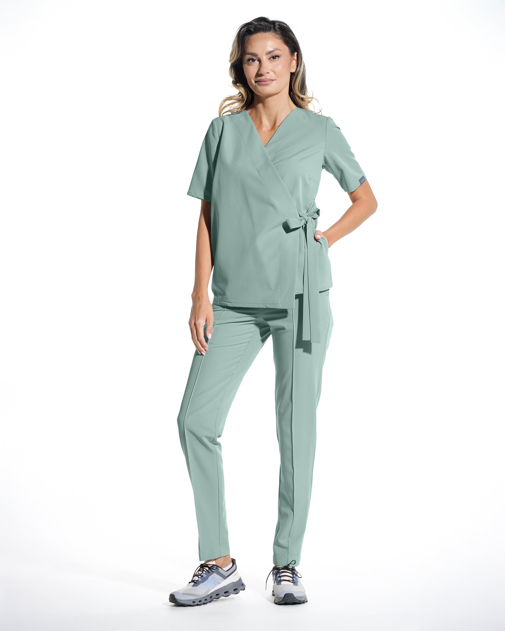 ANAIS Jade Scrub Top - Image 5