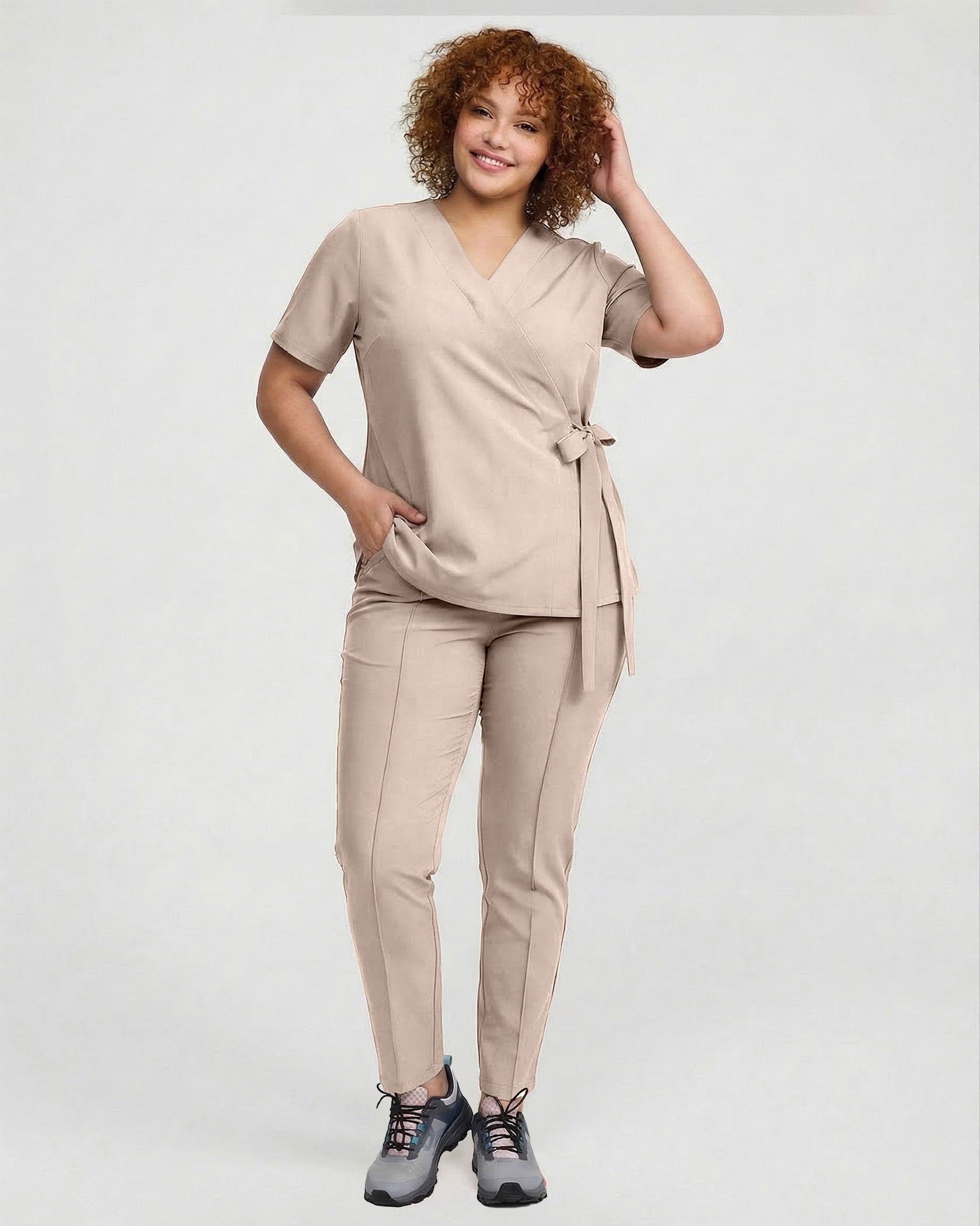 ANAIS bluza medicala latte - Imagine 6