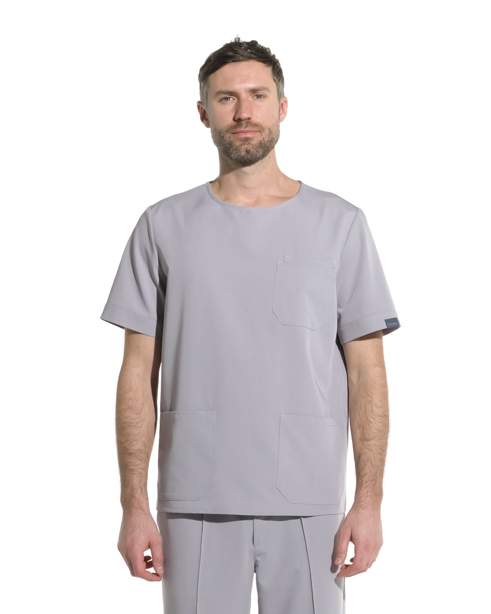 Bluza medicala barbati COSMO gri - 1zero1.ro