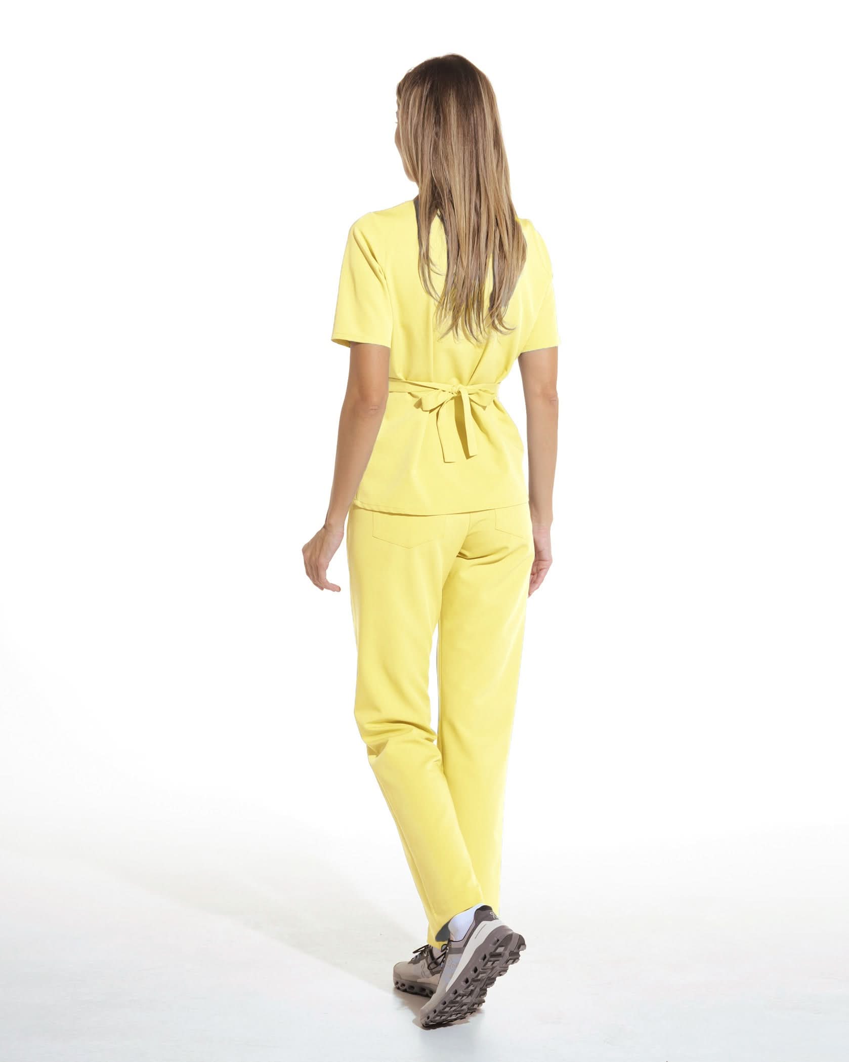 Bluza medicala THALYA lemon - 1zero1.ro