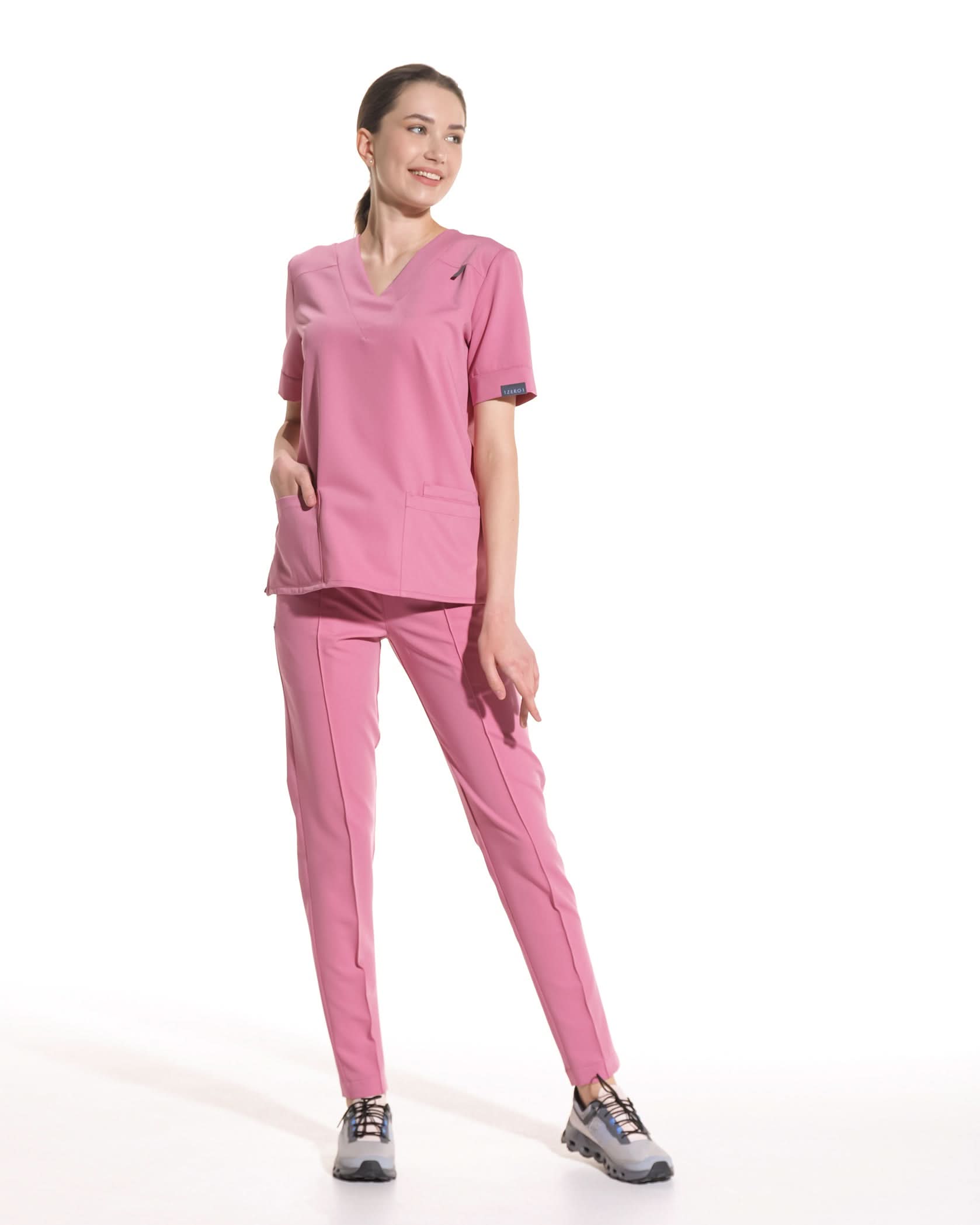 Bluza medicala VERSO rose dust - 1zero1.ro