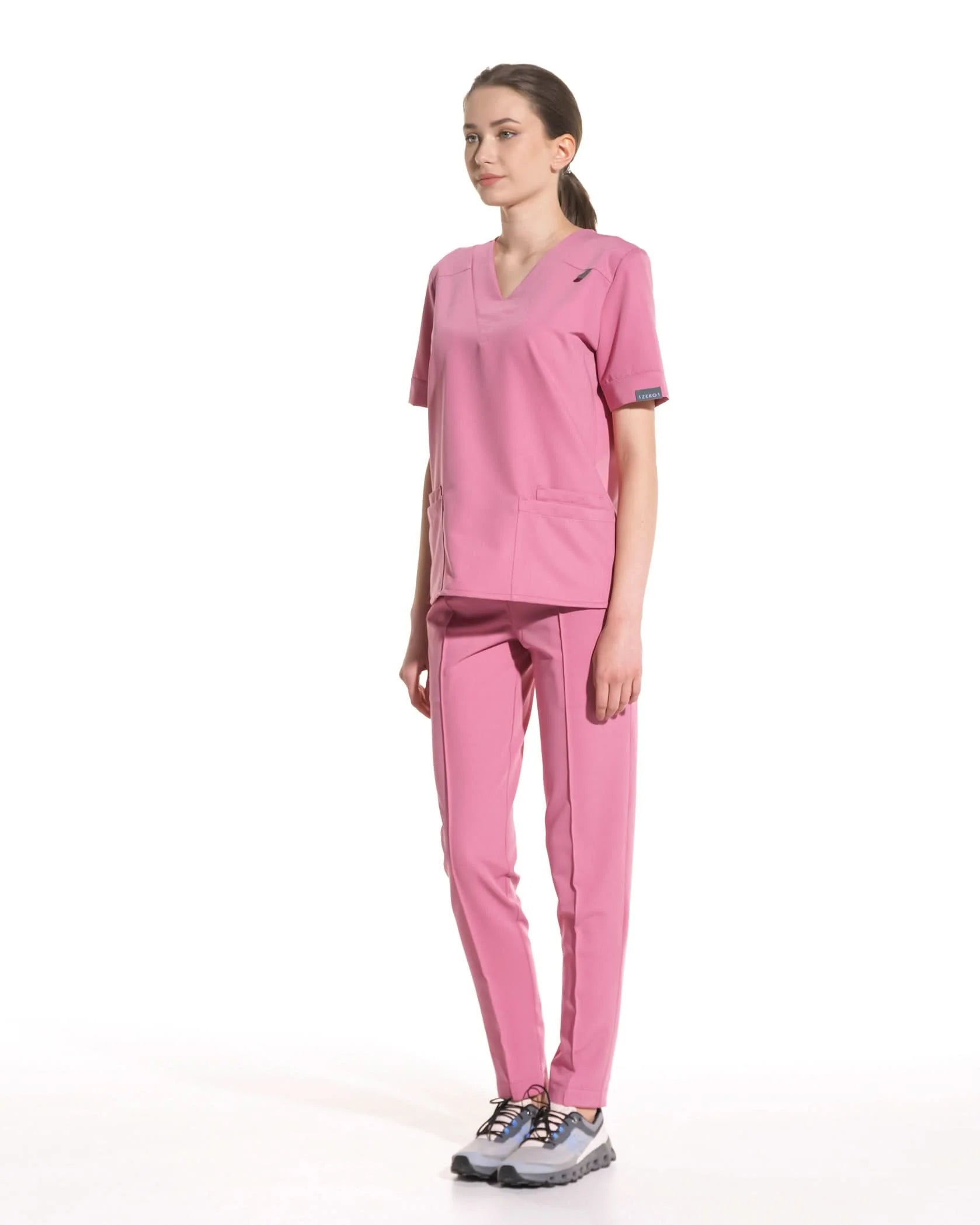Costum medical CLASIC Rose Dust - Image 4