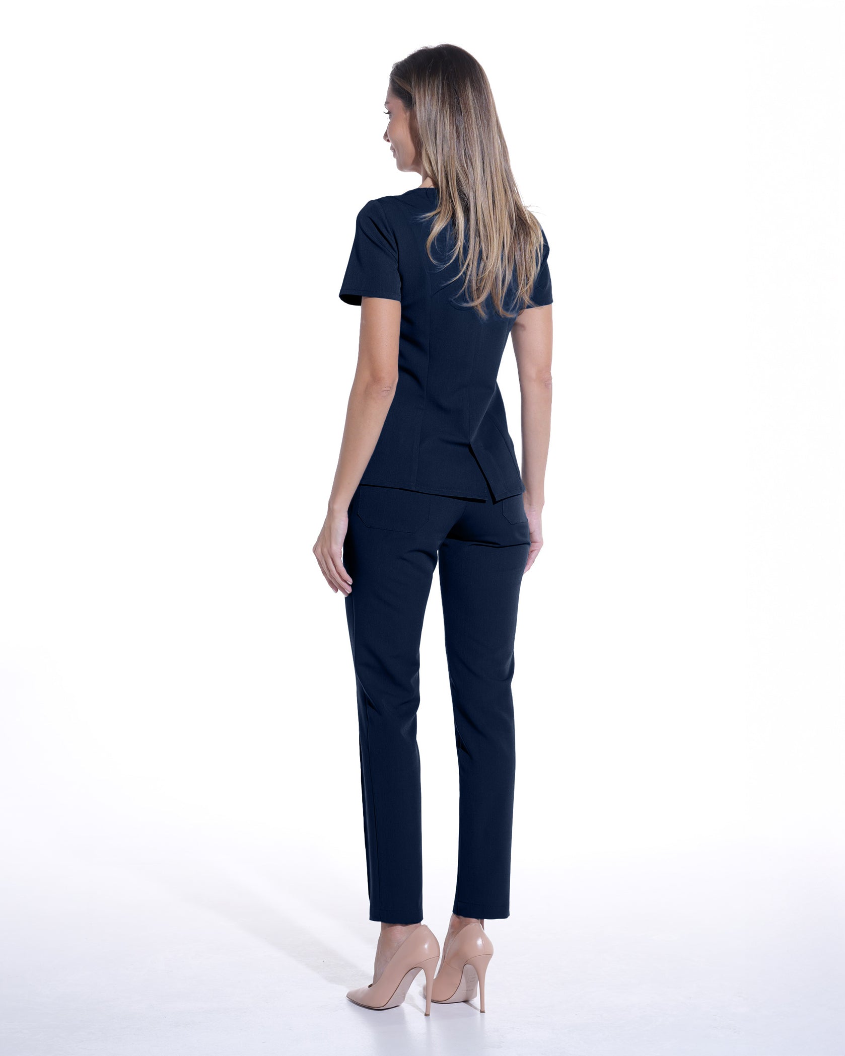 PERLA navy medical blouse - Image 5