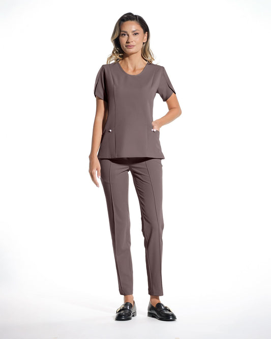 Medizinische Bluse PERLA Latte