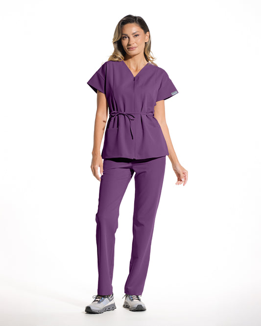 ROSA Plum Scrub Top