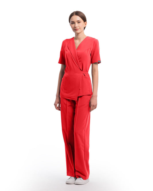 Costum medical SIENA rosie