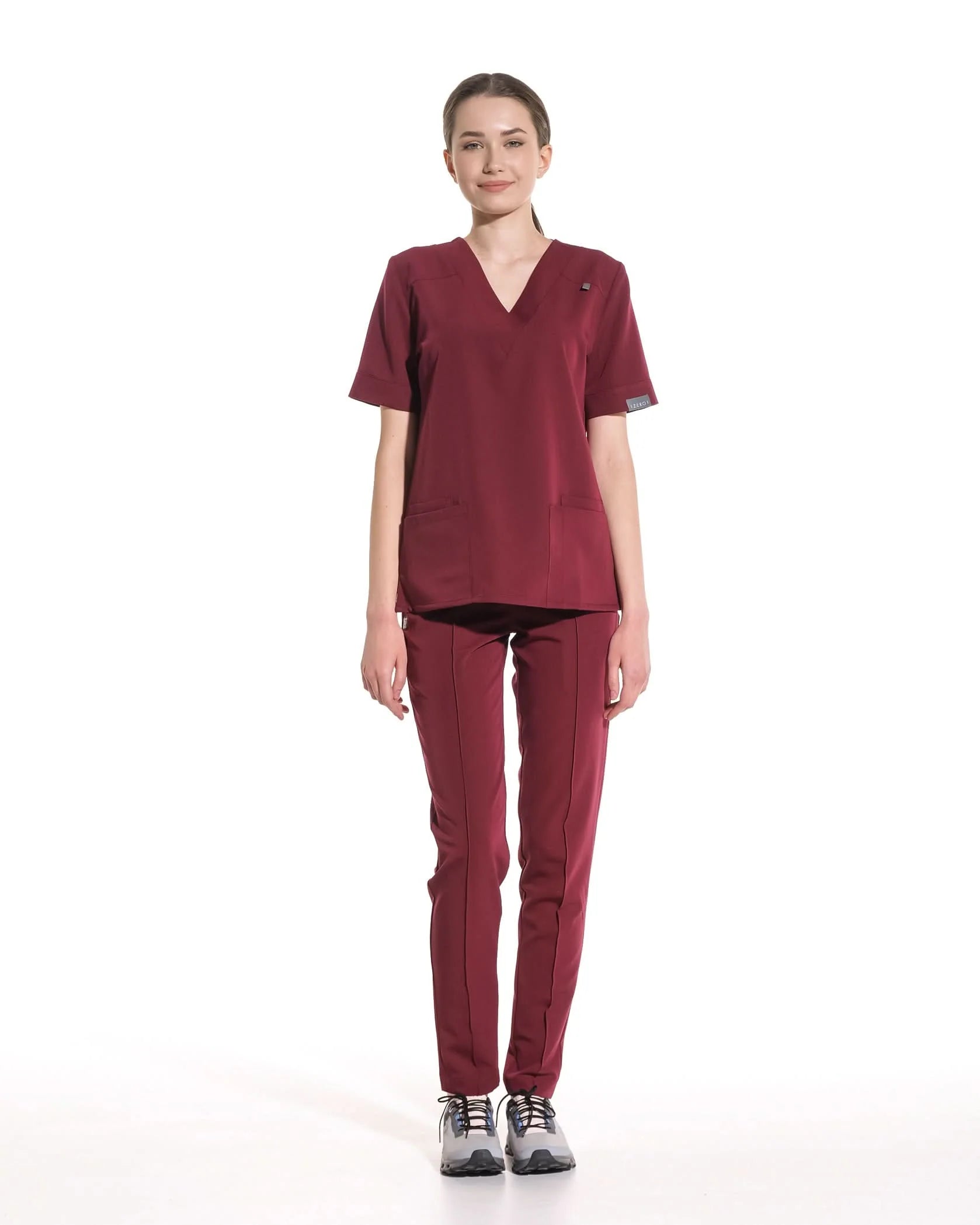 Costum medical CLASIC Bordo - Image 4