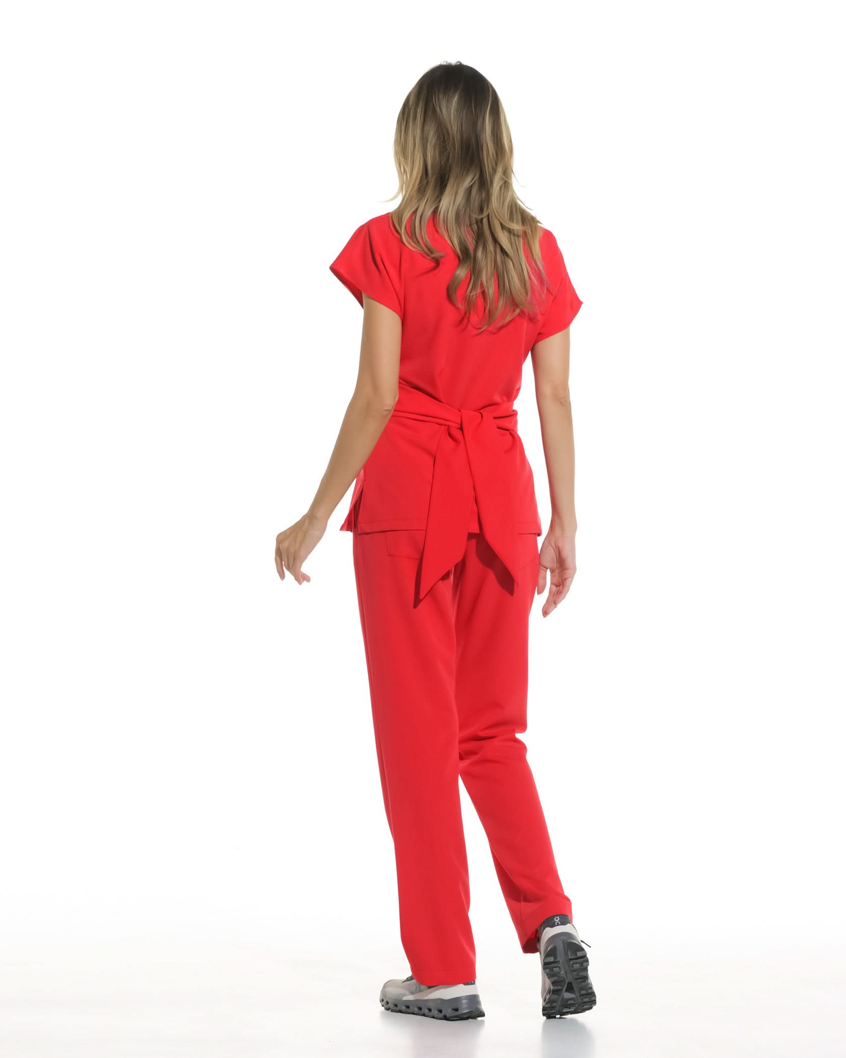 CELESTE Red Scrub Top - Image 5