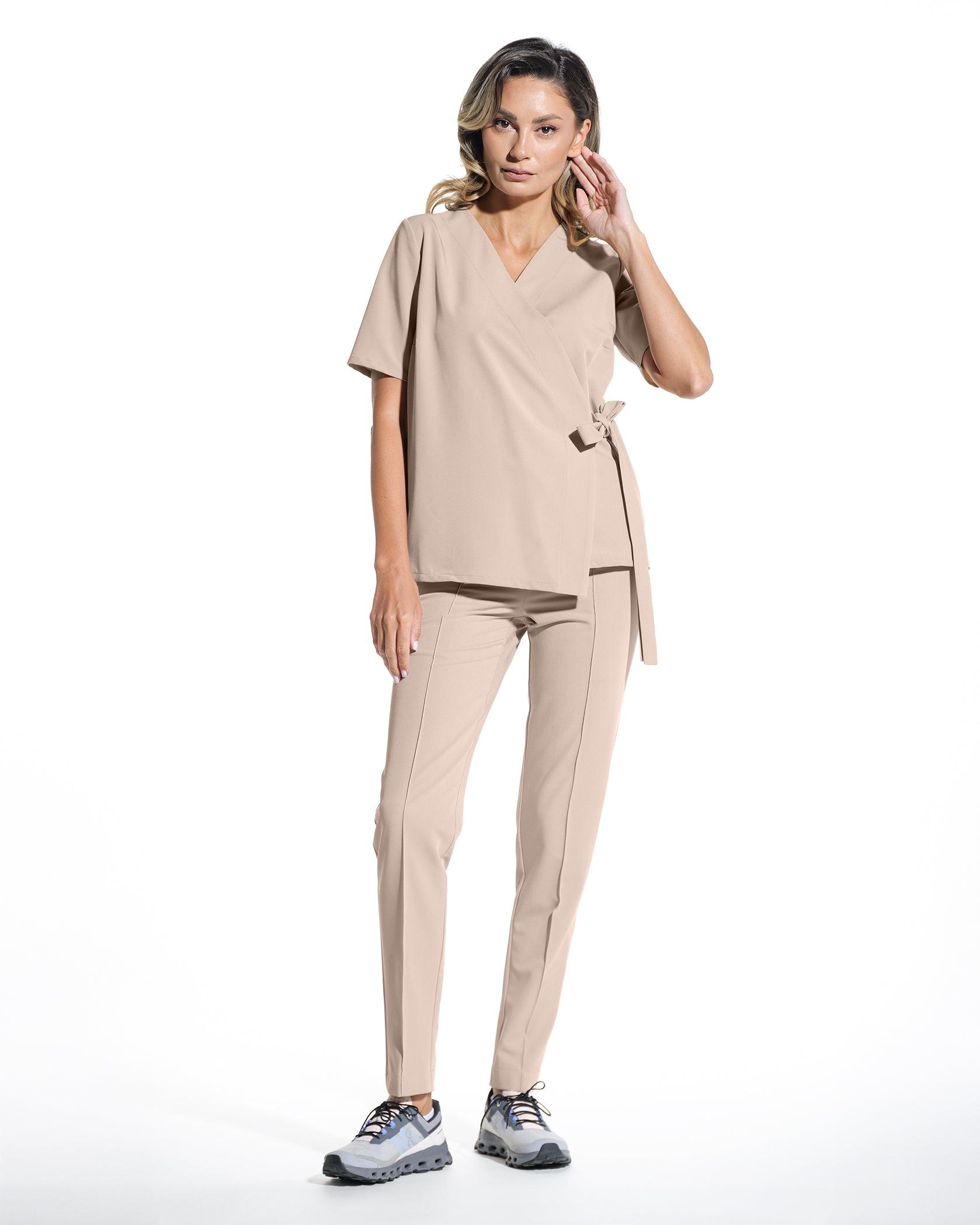 ANAIS bluza medicala latte - Imagine 4