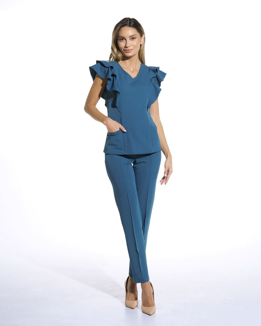 Bluza medicala AVRA marine - 1zero1.ro