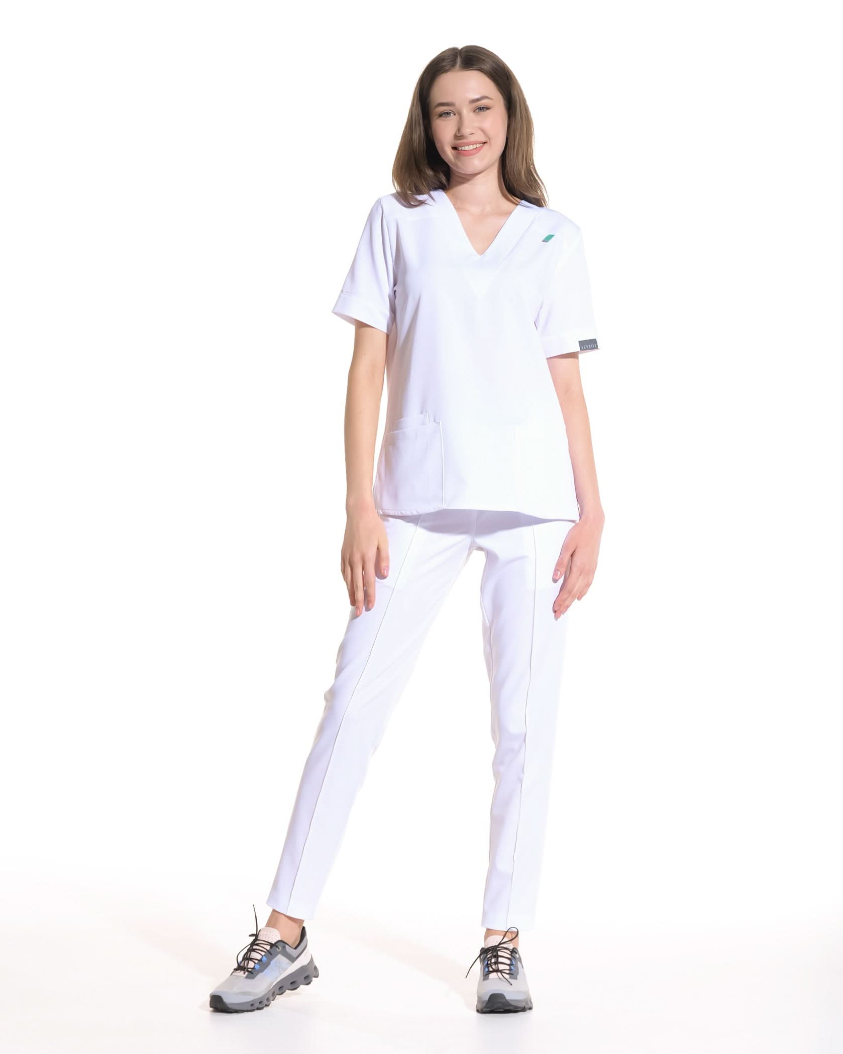 Costum medical CLASIC Alb - Bild 6