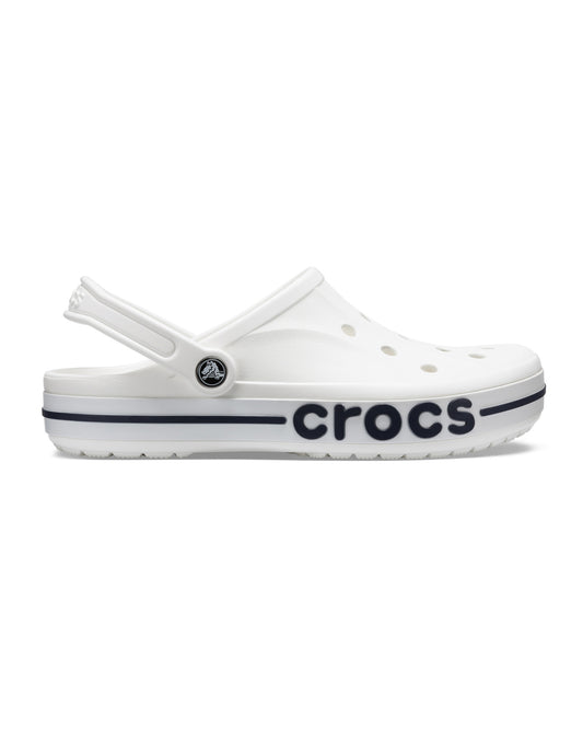 CROCS BAYABAND Clogs, White-Navy
