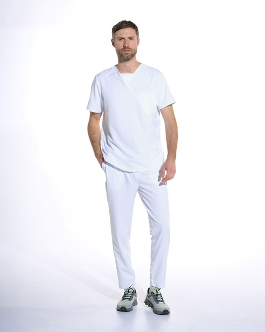 RIZZ white medical trousers