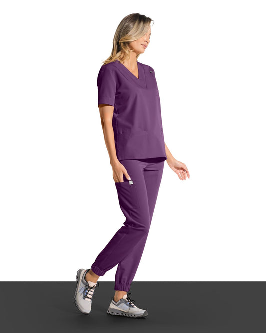FLEX plum medical trousers