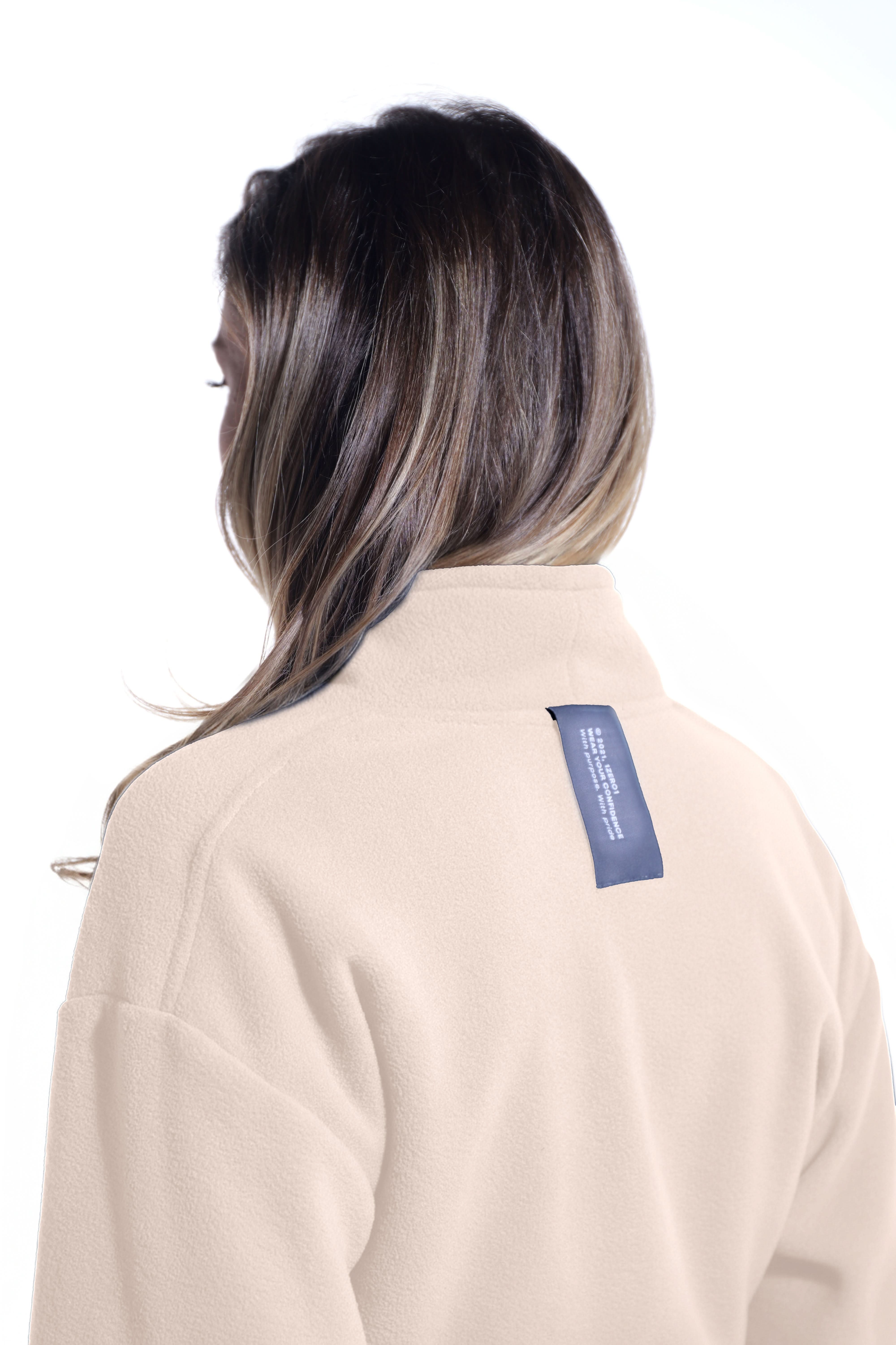 Women's COZY latte medical coat - Image 6