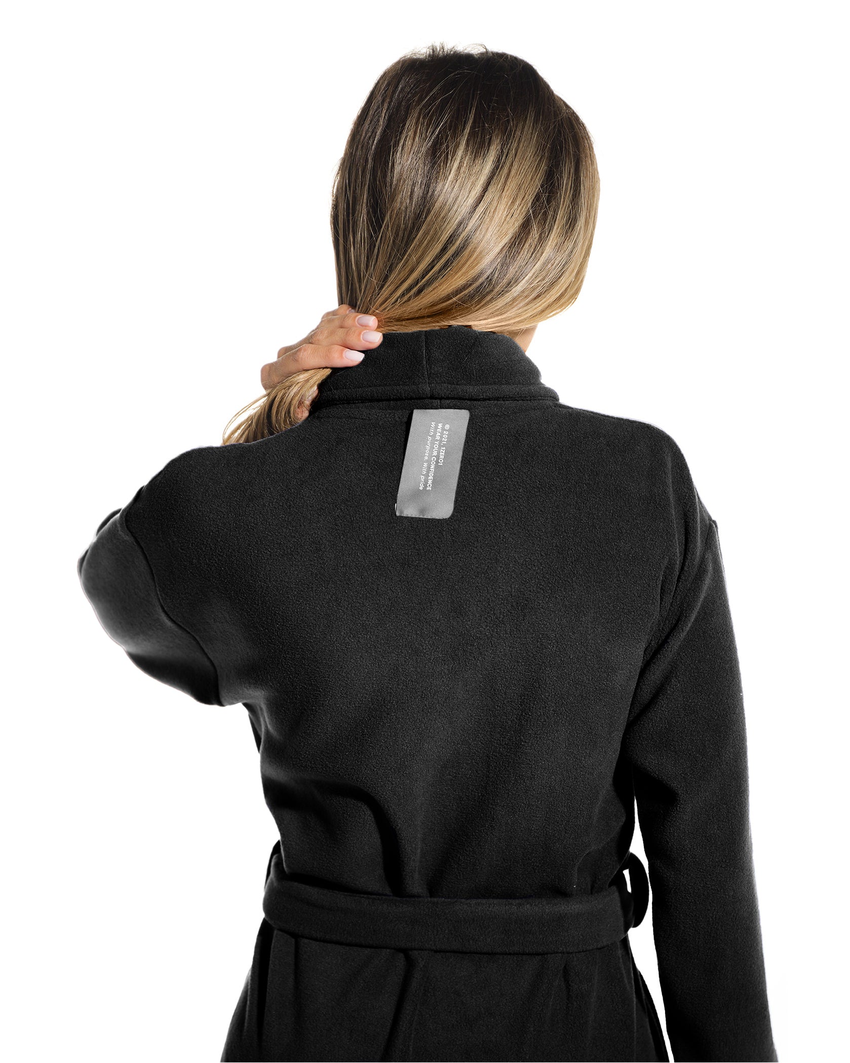 Halat medical dama SOFT negru - Bild 3