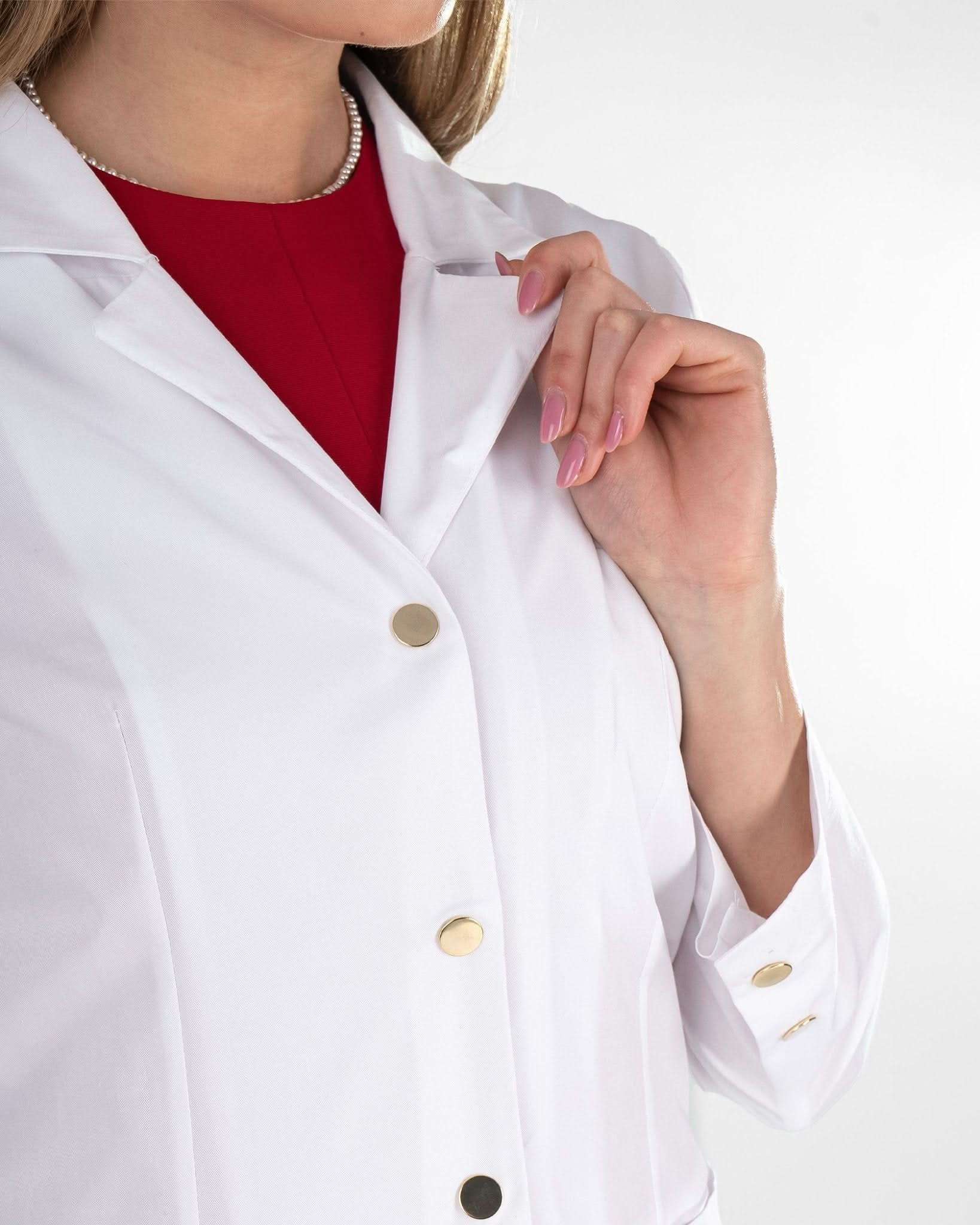 Halat medical IRIS alb - 1zero1.ro