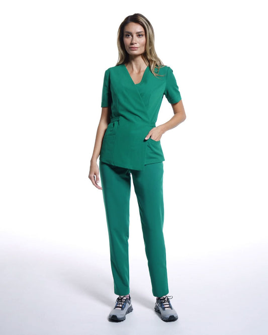 SIENA green medical blouse
