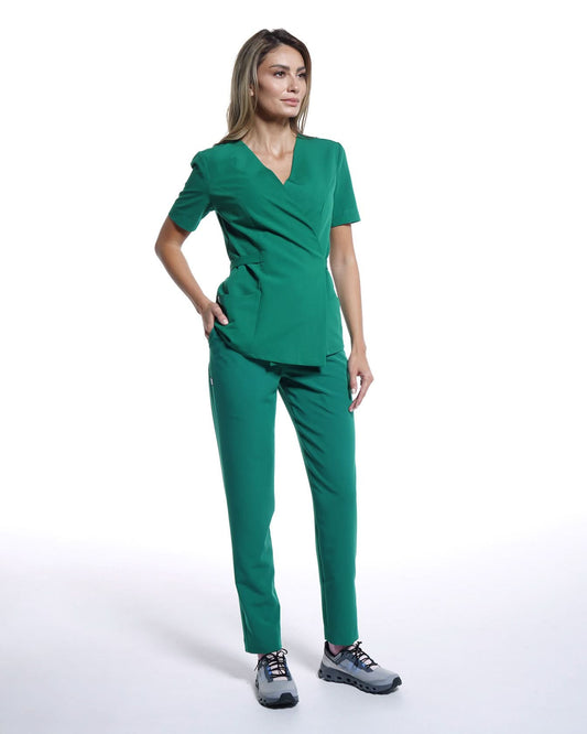 SIENA green medical blouse