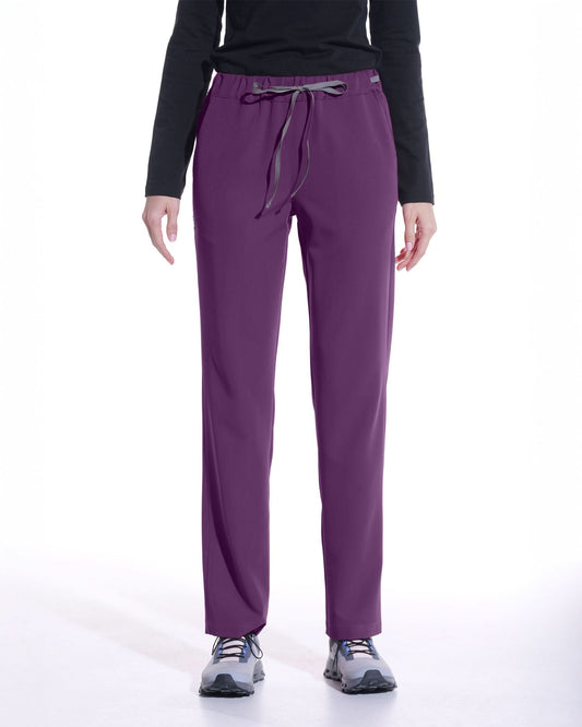 Gerade medizinische Hose LINEA Pflaume