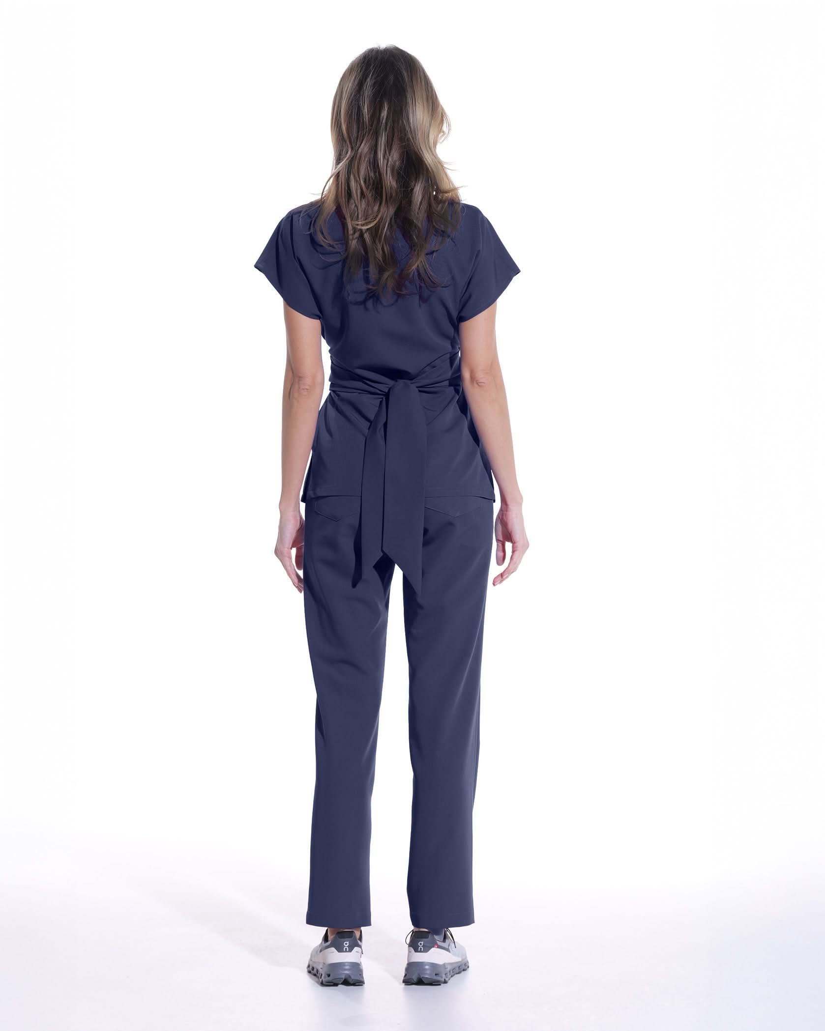 Pantaloni medicali drepti LINEA navy - 1zero1.ro