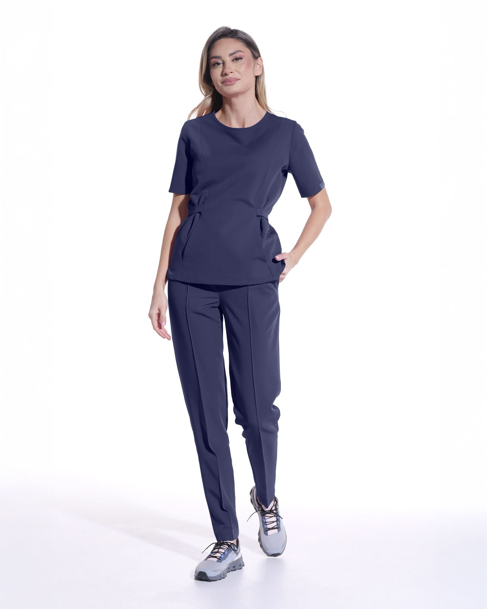 Pantaloni medicali NORMA navy - 1zero1.ro