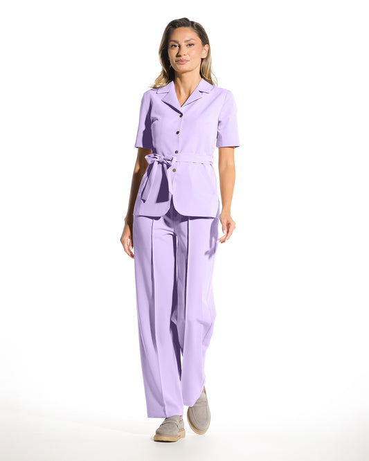 Pantaloni medicali dama PALAZZO lila - vedere 1
